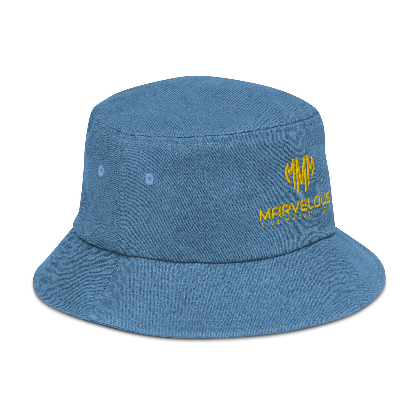 Denim bucket hat