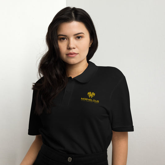 Unisex pique polo shirt