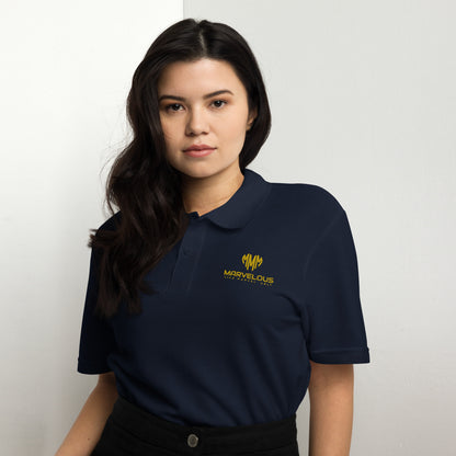 Unisex pique polo shirt