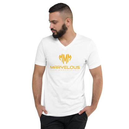 Unisex Short Sleeve V-Neck T-Shirt